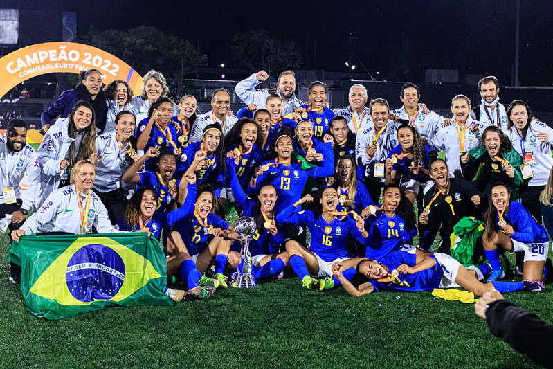 Seleção brasileira feminina sub-17 dá esperanças para o futuro