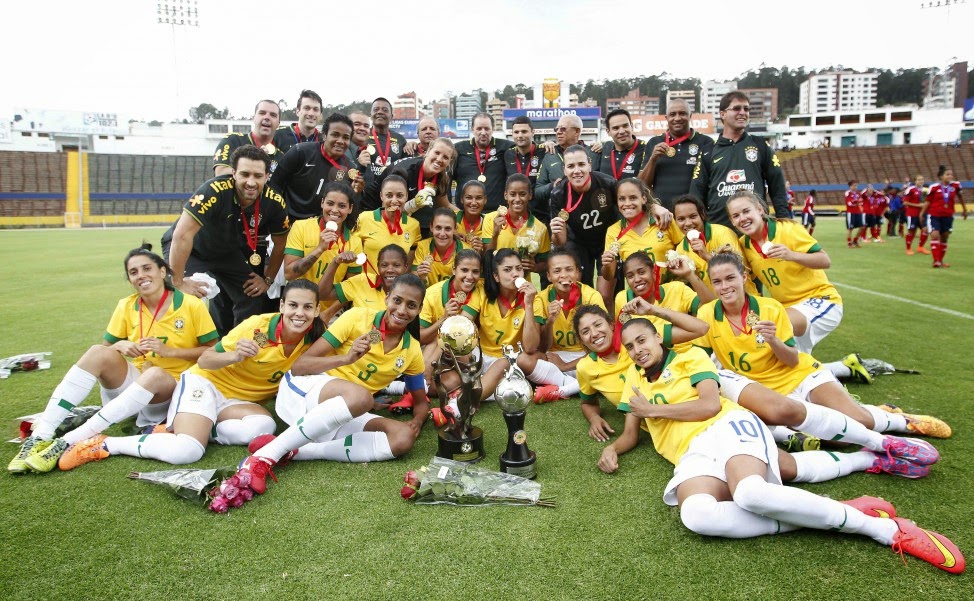 Seleção brasileira de futebol feminino é campeã da Copa América