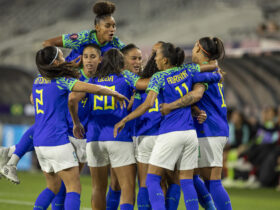 Seleção Brasileira feminina esta classificada para a Olimpíada. Foto: Leandro Lopes/CBF