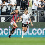 Corinthians e São Paulo se enfrentam na décima rodada do Brasileirão Feminino A1. Foto: Jhony Inácio/Ag.Paulistão/Centauro