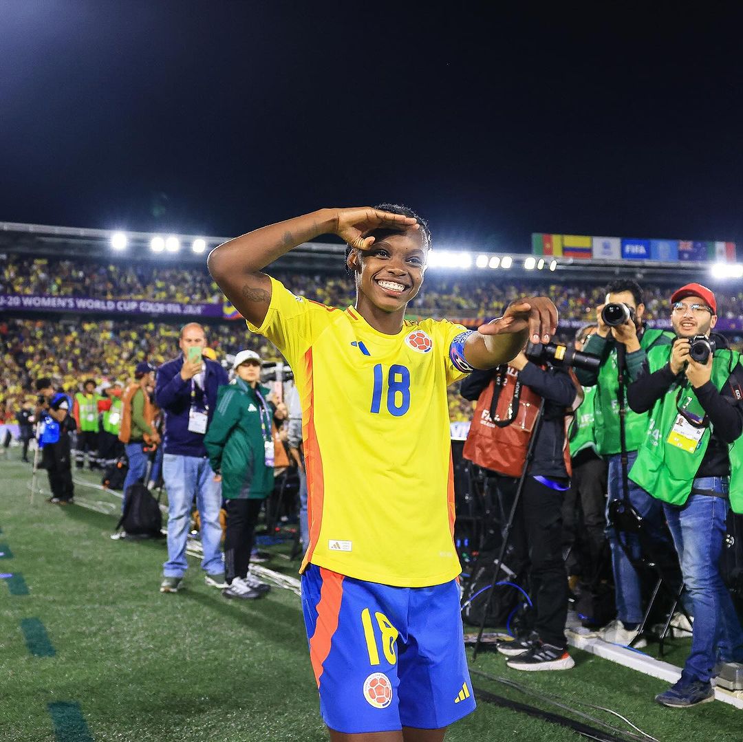 Linda Caicedo é uma das grandes estrelas da Copa do Mundo Sub-20. Foto: Redes sociais